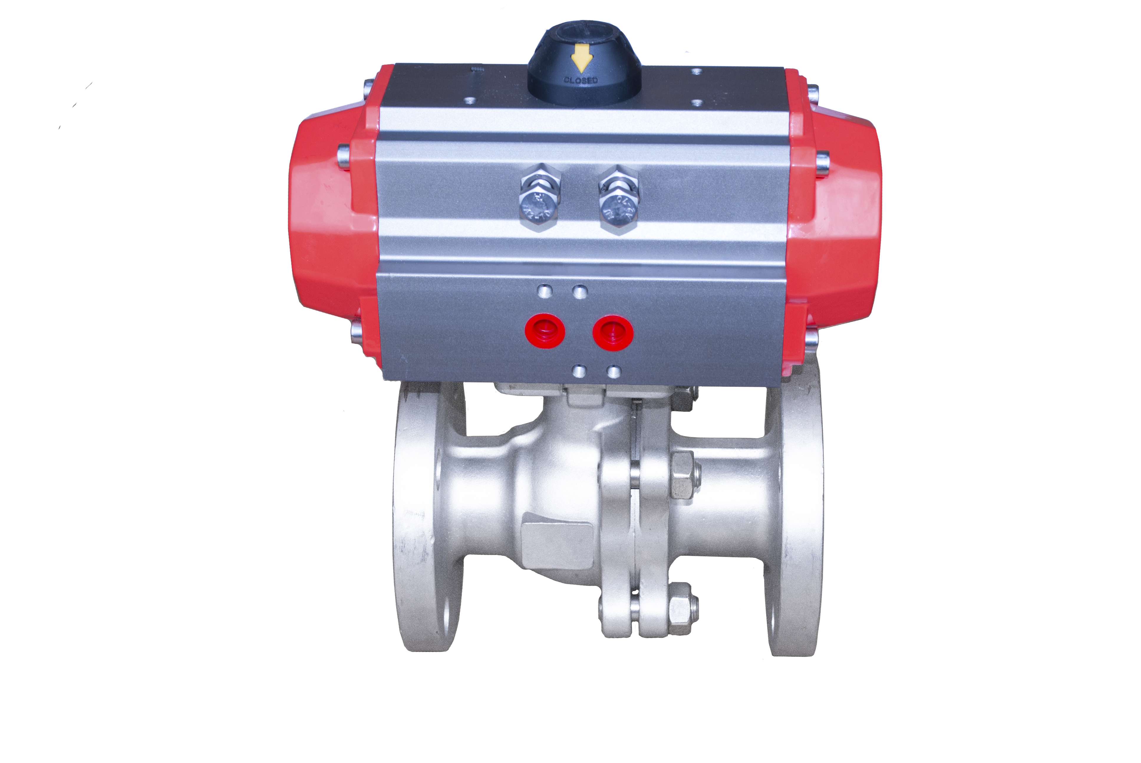 2-Piece Flanged Pneumatic Ball Valve