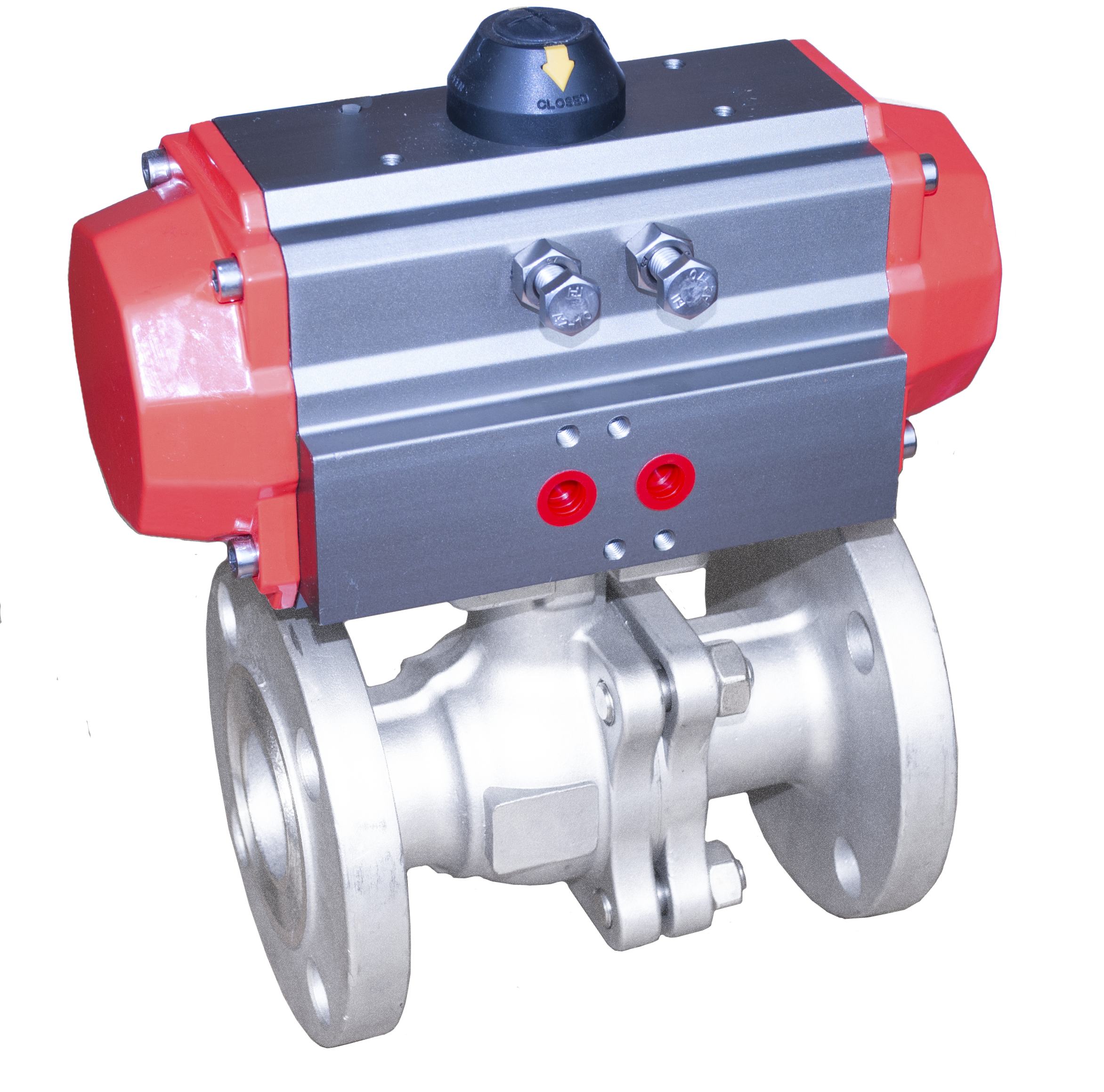 2-Piece Flanged Pneumatic Ball Valve view 2