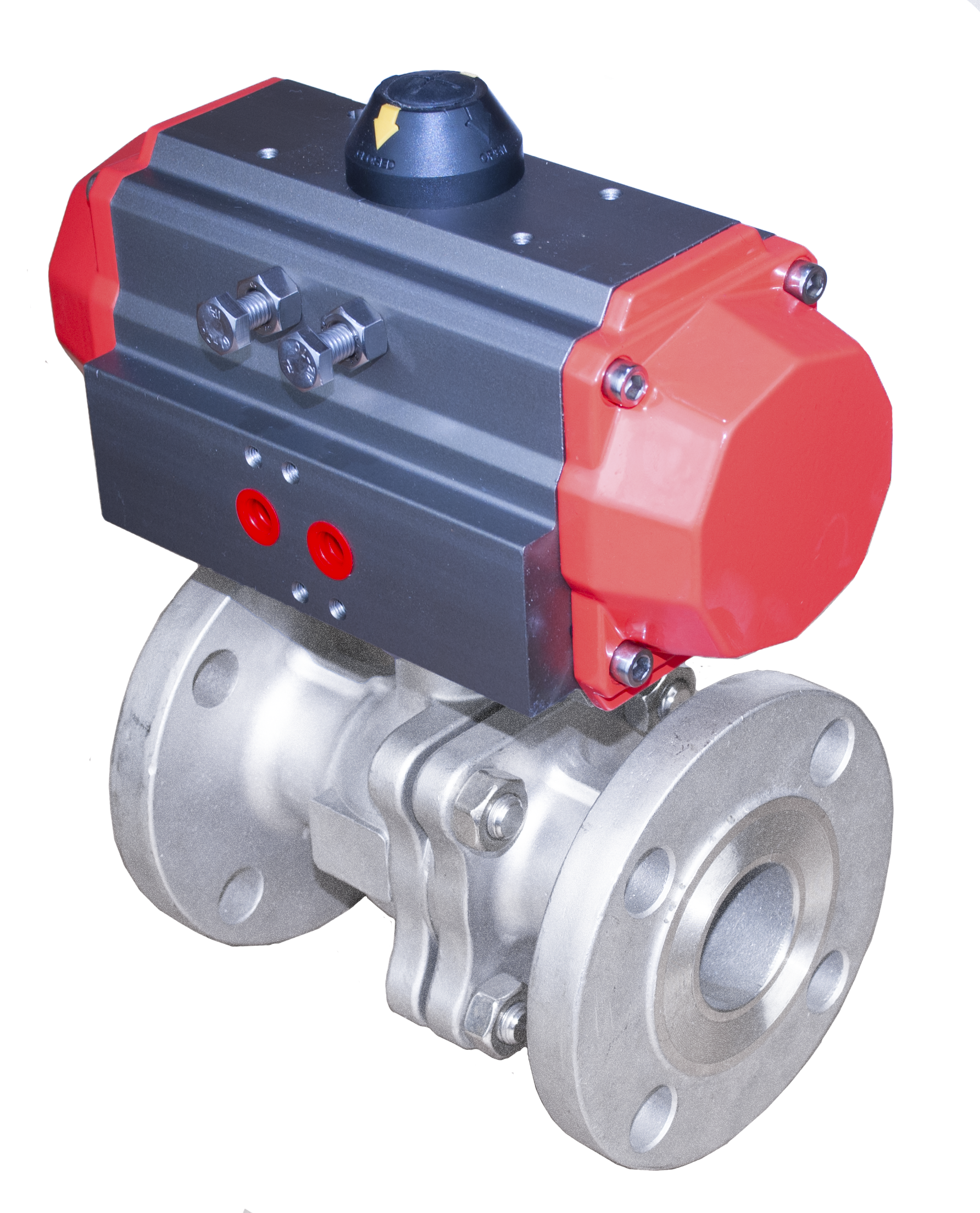 2-Piece Flanged Pneumatic Ball Valve view 3