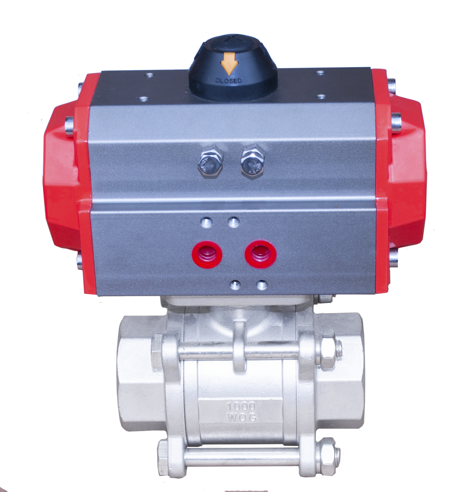 3PC Pneumatic Ball Valve view 2