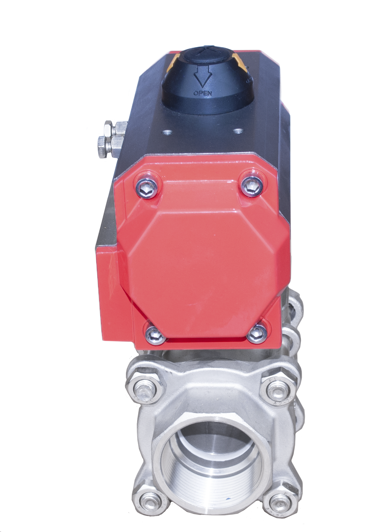 3PC Pneumatic Ball Valve view 4